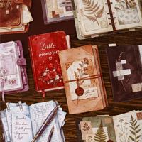 8 Stiker Per Paket Seri Jurnal Kenangan Lama Stiker Dekorasi Jurnal Vintage DIY