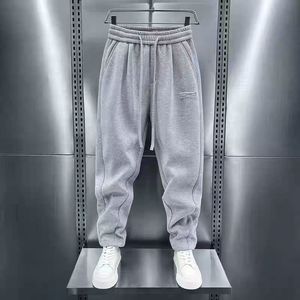 <span class=keywords><strong>Pantaloni</strong></span> da jogging Harem da uomo di alta qualità <span class=keywords><strong>pantaloni</strong></span> sportivi in tela tinta unita <span class=keywords><strong>con</strong></span> pizzo Casual <span class=keywords><strong>elastico</strong></span> autunno <span class=keywords><strong>pantaloni</strong></span> Streetwear - Product Image 2