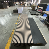 Panel Acústico de Listones de Madera al por Mayor, Panel Acústico de Pared de Tamaño Personalizado, Fácil Instalación, Panel de Reducción de Ruido para el Mercado Europeo