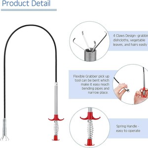 Kit de nettoyage d'égouts télescopique 4 pièces le plus vendu avec miroir PICUS654 – Conception extensible qui atteint les profondeurs des canalisations pour Thor - Product Image 2