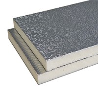 Panneaux de conduits pré-isolés en PU, conduits en polyuréthane, feuille d'aluminium, isolation pour climatisation 150-200 microns, panneau de conduit en mousse d'air.