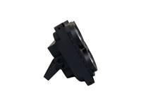 HQLIT Iluminación para Audiencias, Luz Estroboscópica LED COB de 4x100W, 4 Ojos, 2 en 1, Blanco Cálido y Frío, RGBW, 400W, DMX512, Luces Cegadoras de Aluminio