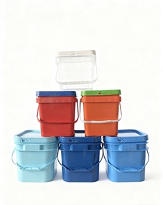 Cung cấp số lượng lớn 5l-10l vuông thực phẩm-lớp nhựa kín Xô có nắp đậy và xử lính-nhà Máy mặc cả giá - Product Image 2