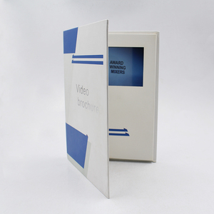 Cartes de vœux vidéo numériques personnalisées avec écrans de tailles variées, capacités de mémoire, écran LCD HD <span class=keywords><strong>en</strong></span> plastique, fonction lecteur vidéo, garantie 1 an - Product Image 2