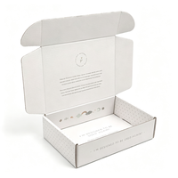 Boîtes en carton ondulé avec logo imprimé, boîtes d'emballage pour bougies, boîtes en carton pour l'expédition de pots de bougies, coffrets cadeaux de parfums d'intérieur
