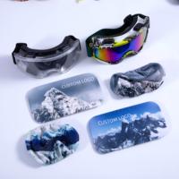 Housse de protection en microfibre pour lunettes de ski avec impression de logo personnalisé
