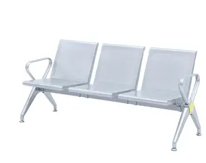 Airport Waiting Chair Waiting Bench Lounge 3 Seats Metal Steel Chair for Public Area