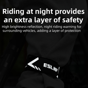 Bracelets réfléchissants pour <span class=keywords><strong>coureurs</strong></span>, bandes de cheville, équipement de cyclisme et de course, sangles de jambe pour pantalon de vélo, clips pour pantalon de vélo - Product Image 3