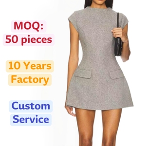 <span class=keywords><strong>Robe</strong></span> de soirée sexy à volants et imprimé léopard pour femme, avec dentelle, sans manches, à étages, fabriquée sur mesure par notre usine ODM - Product Image 3