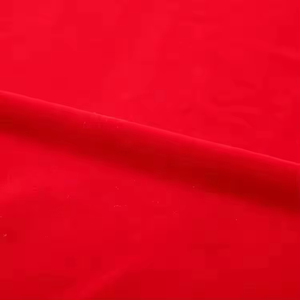 Fournisseur chinois Changzhou Textile Tissu micro-tissé rouge bordeaux pour vêtements <span class=keywords><strong>de</strong></span> sport, velours <span class=keywords><strong>de</strong></span> soie 100% polyester, référence 5000, pour vêtements musulmans - Product Image 3