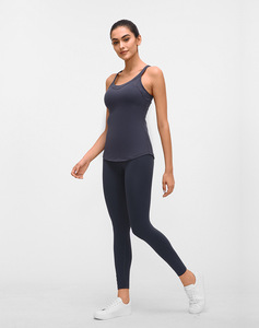 Coupe Slim Taille Haute <span class=keywords><strong>Anti</strong></span>-<span class=keywords><strong>Cellulite</strong></span> <span class=keywords><strong>Legging</strong></span> Pas Cher Vêtements De Sport de Marque Privée <span class=keywords><strong>Noir</strong></span> Pantalons De Yoga Femmes - Product Image 2