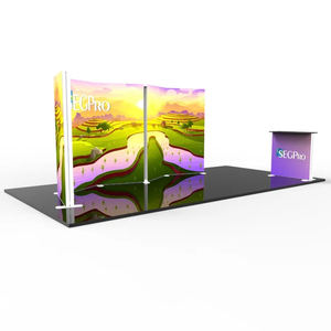 TianLang Agent voulait un cadre en aluminium de qualité supérieure Led support de bannière rétro-éclairé Double face Seg tissu boîte à lumière affichage pour botte d'exposition - Product Image 6