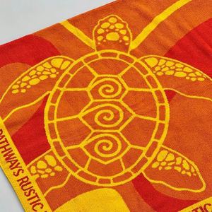 Serviette de plage de luxe personnalisée avec logo, design gratuit, grande serviette de plage d'été en microfibre velours jacquard, logo personnalisé - Product Image 3