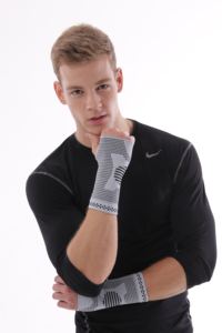 Sport tipo di supporto per la mano del polso palmare protettore con cuscinetti in silicone supporto ortopedico tutore per alleviare il dolore - Product Image 6