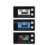 DC 8V-80V Indikator Kapasitas Baterai Digital Hanya Digital untuk Aki Asam Timbal Lithium LiFePO4 Voltmeter untuk Mobil Motor Tidak Tahan Air