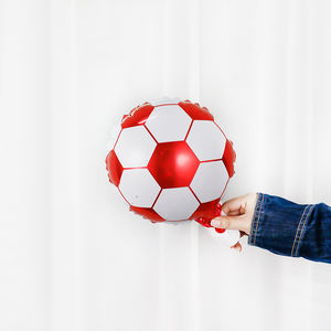 Globos de fútbol de aluminio de 10 pulgadas, Globos de helio de aire, suministros de decoración para Festival, juego de Globos de fútbol - Product Image 6