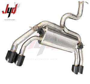 Acier inoxydable avec tuyau d'échappement contrôlé par Valvecolled quatre embouts noirs pour <span class=keywords><strong>Audi</strong></span> <span class=keywords><strong>S3</strong></span> 2.0T 2017-silencieux de système d'échappement de haute qualité - Product Image 5