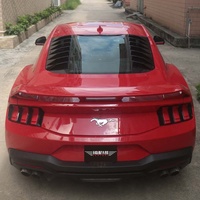 Nouveau pour Mustang Dark Horse S650 Louvers Fenêtre arrière PP+ABS Matériel Noir/Noir brillant/Motif carbone Kit carrosserie extérieur