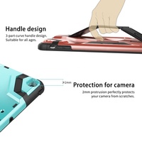 Dragonne pliable antichoc PC TPU housse arrière tablette étui pour Apple iPad Air 5e génération