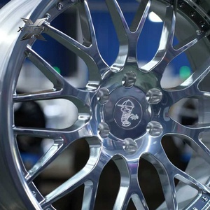 Jantes forgées de luxe XINGTU, design rétro en maille, jantes en alliage argentées à fond profond, PCD <span class=keywords><strong>5x120</strong></span> 5x114.3 pour Mercedes Benz Audi Tesla <span class=keywords><strong>19</strong></span>-22 - Product Image 6