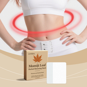 Patchs de Soin Herbal Feuille de <span class=keywords><strong>Momiji</strong></span> et Absinthe Amincissants, Ajustables au Corps, Portables, pour Soin Quotidien, Légers - Product Image 1