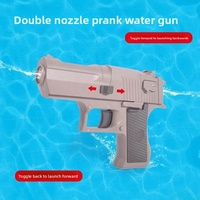 Pistolet à eau inversé blague jouet 2025 best-seller enfants en plein air Double face tir en plastique cadeau jouet pistolet