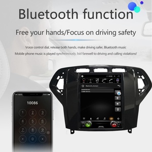 Reproductor de Video para Auto con Pantalla Tesla, Radio Android 13, 8GB de RAM, 128GB de ROM, para Ford Mondeo 2007-2013, Navegación GPS, Unidad Principal Multimedia - Product Image 2