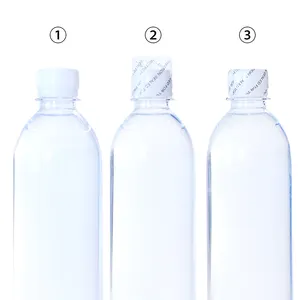 Minfly Digitaldruck Benutzer definierte Kunststoff PVC Haustier transparente Getränke rolle Thermo-Wärmer ohr Schrumpf schlauch Film Wrap Label Flasche
