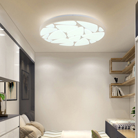 Plafonnier LED intelligent moderne pour intérieur, télécommande par application, forme ronde, avec mode fête