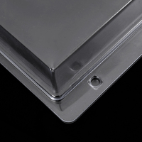 Emballage en plastique rigide transparent jetable personnalisé, boîte à clapet plate, boîte blister pour l'affichage de produits électroniques