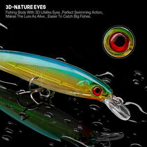 Trolling Minnow ล่อเหยื่อตกปลา,เหยื่อตก<span class=keywords><strong>ปลา</strong></span>แบบมินนาวเหยื่อตกปลาแบบแขวนนอกชายฝั่งดำน้ำลึก - Product Image 3