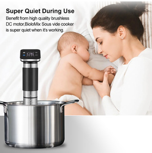 Máquina de Cocción al Vacío de Baja Temperatura con Control por Aplicación Inteligente, Resistente al Agua, 1300W, para <span class=keywords><strong>Cocina</strong></span> Casera y Filetes - Product Image 5
