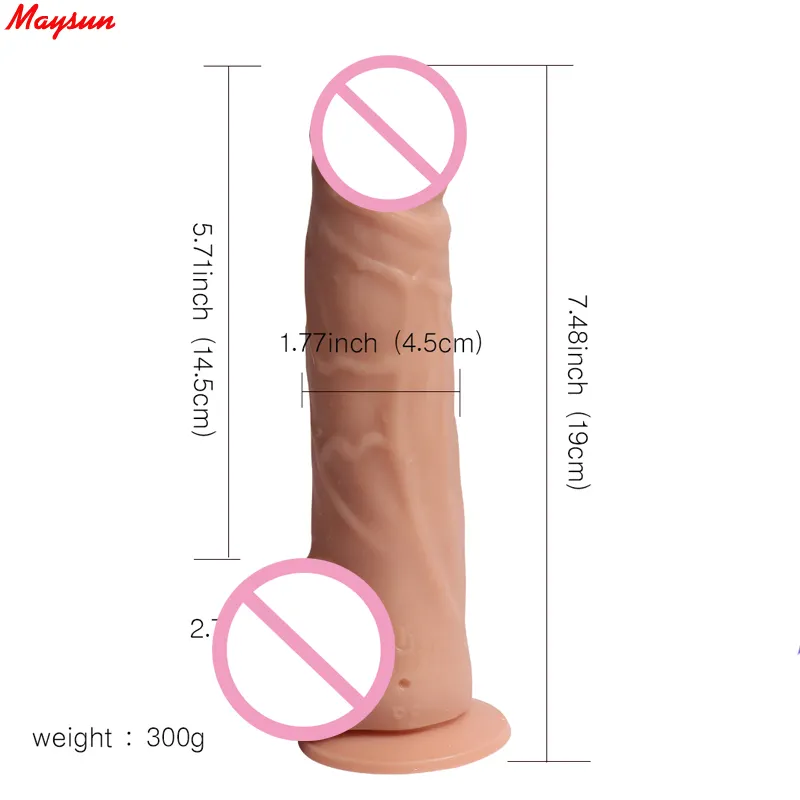 Strapless In Pussy Electric Massager Rubber Penis For Female