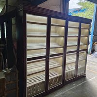 Vente chaude NOUVEAU Design Humidor Armoire À Cigares Solide Espagnol Ceder Étagères Vitrine À Cigares Classique Humidor Boîte À Cigares Armoire