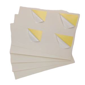 Format A4 mat 4 pièces de papier autocollant à angle droit 45 feuilles d'étiquettes d'<span class=keywords><strong>adresse</strong></span> d'expédition de code-barres auto-adhésives pour imprimante à jet d'encre - Product Image 4