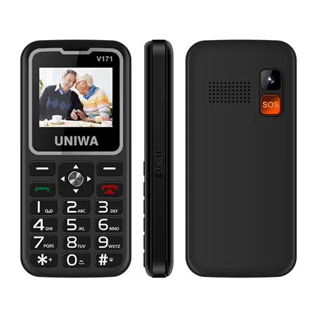 UNIWA-teléfono móvil V171 Verizon, el mejor para personas mayores, 2021