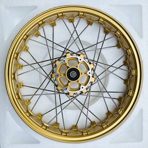 Buje de rueda con radios sin cámara, adecuado para modificación de buje de rueda BMW F800GS (modelos 2008-2018), rueda delantera 2.15*21, rueda trasera 4.25*17 - Product Image 5