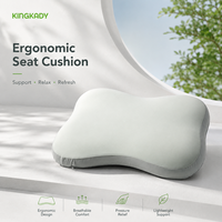 Coussin de siège de chaise personnalisable en mousse à mémoire de forme, ergonomique, écologique, lavable, coussins de siège de voiture, coussinets doux pour les fesses, pour la maison