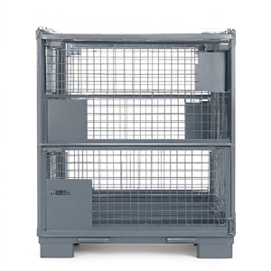 Palette en métal Gitterbox, cage en treillis métallique, conteneur en acier pour la vente en gros - Product Image 1