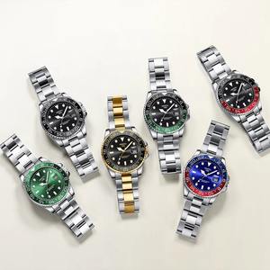 Drioshipping Logo personnalisable quantité minimale de commande bas Montres à quartz pour hommes avec design classique Bracelet de luxe en acier inoxydable Cadran en verre avec fenêtre - Product Image 5