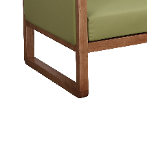 للبيع بالجملة كراسي أريكة عصرية من الجلد مقطعية لغرفة المعيشة بإطار خشبي - Product Image 6