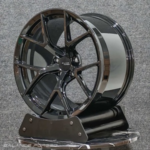 Jantes forgées style FI-R noir brillant 19 20 21 pouces 5x114.3 5x120, jantes à rayons performantes pour <span class=keywords><strong>Ford</strong></span> <span class=keywords><strong>Mustang</strong></span> Toyota Supra <span class=keywords><strong>Mustang</strong></span> GT - Product Image 2