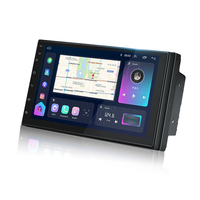 Autoradio Android universel double DIN 7 pouces avec écran tactile, Bluetooth, CarPlay et Android Auto
