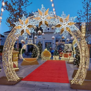 Sculptures lumineuses <span class=keywords><strong>de</strong></span> Noël 3D et motifs lumineux / Grandes décorations lumineuses extérieures pour parcs, paysages, centres commerciaux, hôtels, décorations <span class=keywords><strong>de</strong></span> Noël - Product Image 3