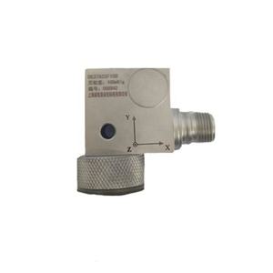 Sensor/Acelerómetro de Vibración Triaxial con Integrador Incorporado IEPE, Acero Inoxidable, Respuesta de Frecuencia de 10-1000 Hz - Product Image 1