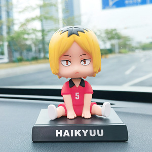 100 Styles Figurines d'Anime en PVC à Tête Mobile pour Voiture : Luffy, Zoro, Kamado Nezuko, Jujutsu Kaisen, Conan, Slam <span class=keywords><strong>Dunk</strong></span>, Chiikawa, Haikyuu - Product Image 2
