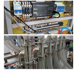 Fusión 6 cabeza bomba de diafragma transportador Soda agua jugo cerveza aceite de cocina 100-1000ml embotellado líquido máquina de llenado automático - Product Image 5