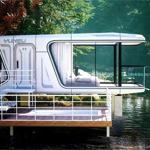 Maison de campagne minuscule portable nouvellement répertoriée facile à assembler conteneur de capsule d'espace mobile cadre en acier galvanisé centre commercial rapide - Product Image 3