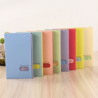 Classeur pour photocartes Kpop portable de 3 pouces avec 120 pochettes, motif visage souriant, pour albums, cartes de visite, cartes postales et rangement d'images