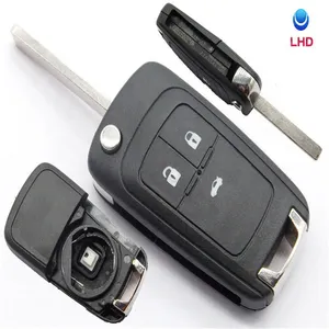 Lật Gấp 3 Nút Lật Từ Xa Chính Shell Trường Hợp Che Fob Cho Chevrolet Cruze